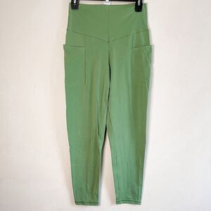 Aerie Green Real Me Hi Rise 7/8 Legging Size Large